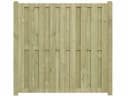 Woodtex Sichtschutzelement Kiefernholz Sichtschutzzaun 180x180 cm Grün Bild 5