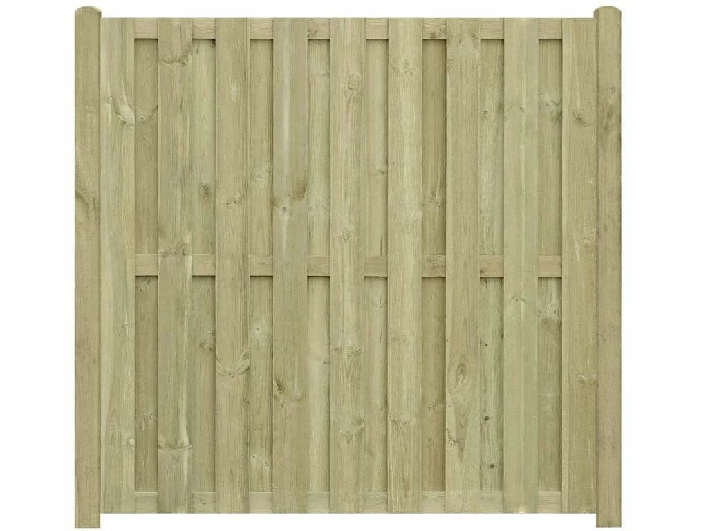 Woodtex Sichtschutzelement Kiefernholz Sichtschutzzaun 180x180 cm Grün - Bild 5
