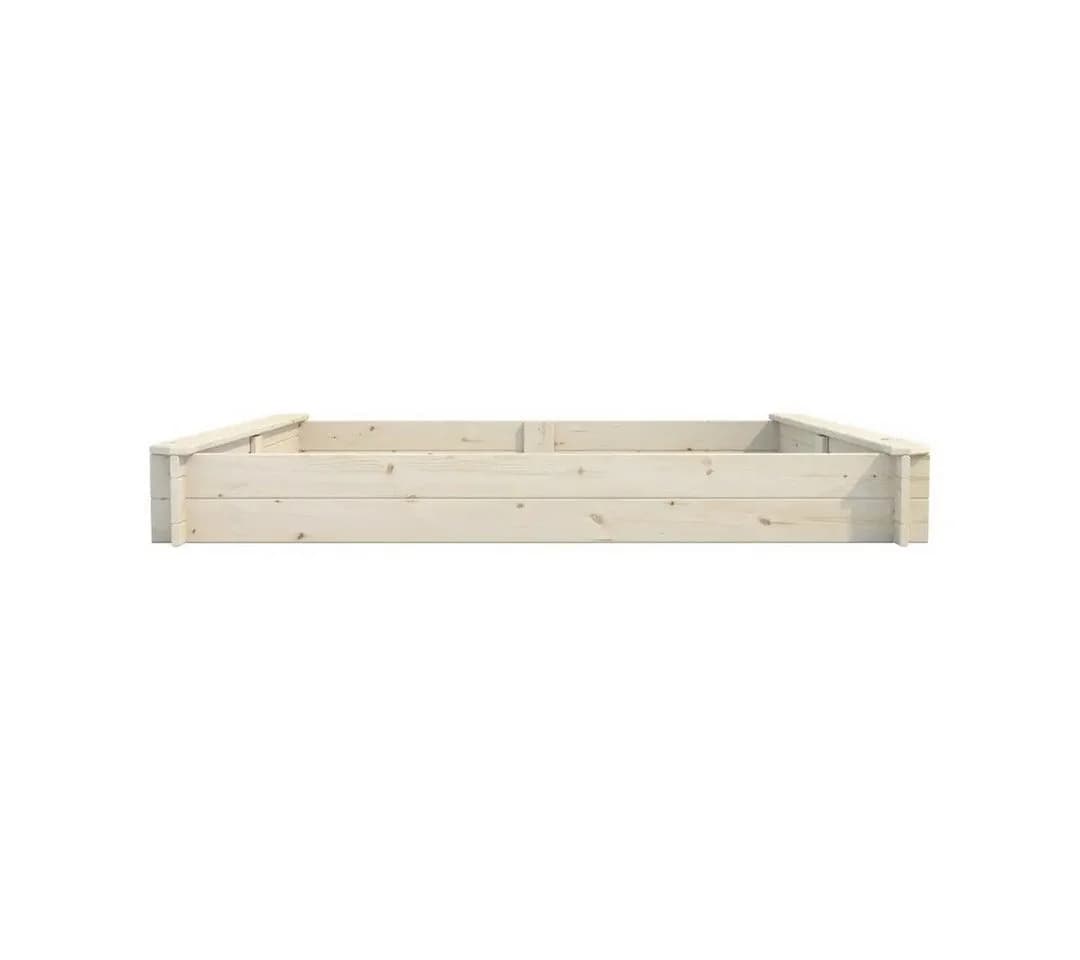 Mega-Holz Sandkasten Megalino L Naturbelassen Kiefernholz - Bild 3