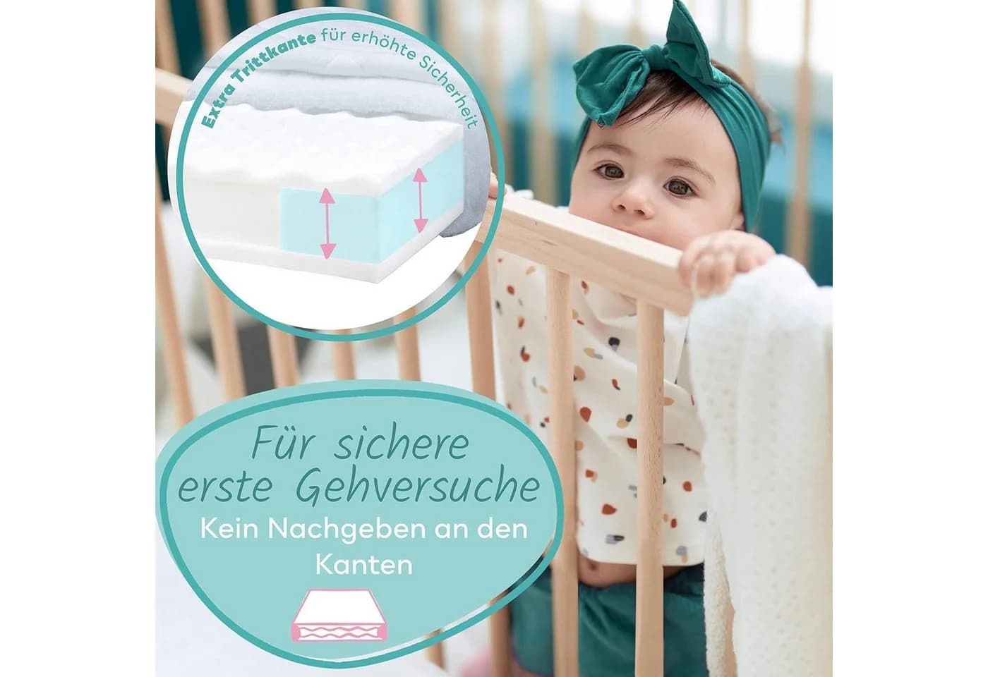 Sun Garden Komfortschaummatratze Babymatratze, Kindermatratze, Kaltschaum - Bild 5