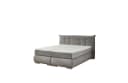 HARPER Boxspringbett SOWA 180x200 cm Silber Stoff Bild 2