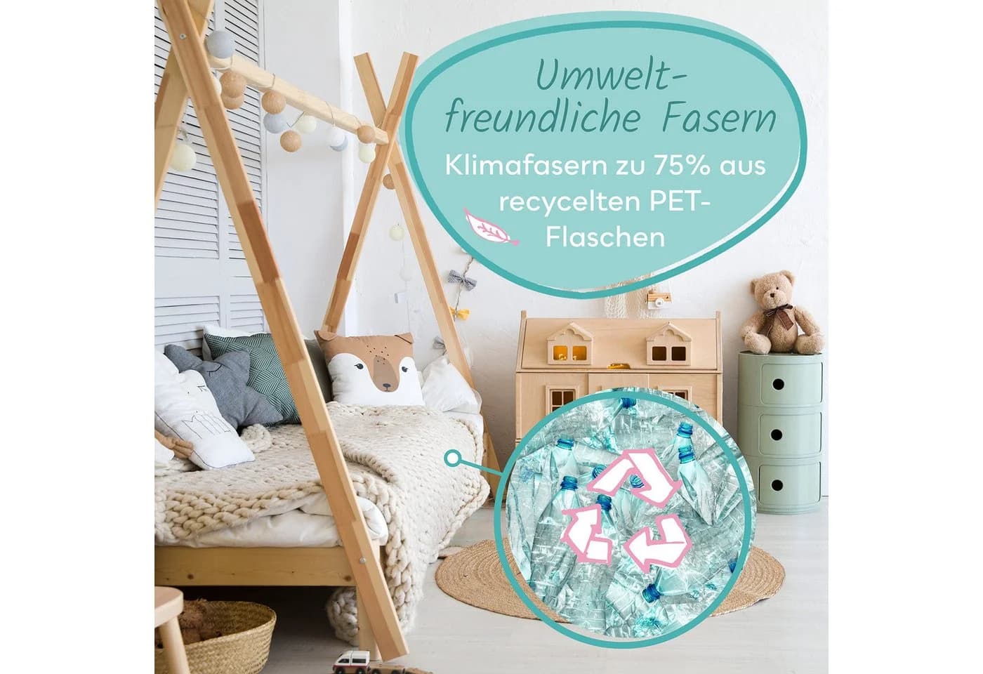 Sun Garden Komfortschaummatratze Kindermatratze mit waschbarem Bezug - Bild 5
