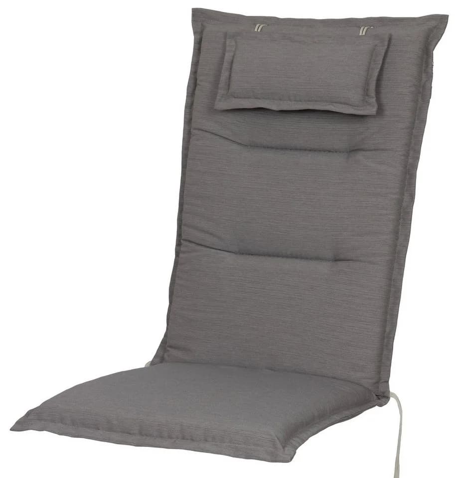 Sun Garden Hochlehnerauflage Toronto Taupe mit Halteband - Bild 2