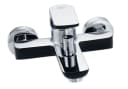 Hydroland Wannenarmatur SENJA Schwarz-Chrom Umsteller Wanne/Brause Bild 1
