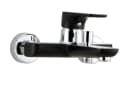 Hydroland Wannenarmatur SENJA Schwarz-Chrom Umsteller Wanne/Brause Bild 5