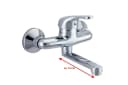 Hydroland Waschtischarmatur Joker Wandarmatur Chrom Bild 3