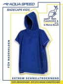 Aqua Speed Kinder-Poncho Handtuch Badeüberwurf Mikrofaser Bild 1