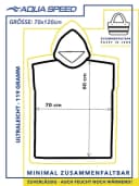 Aqua Speed Kinder-Poncho Handtuch Badeüberwurf Mikrofaser Bild 5