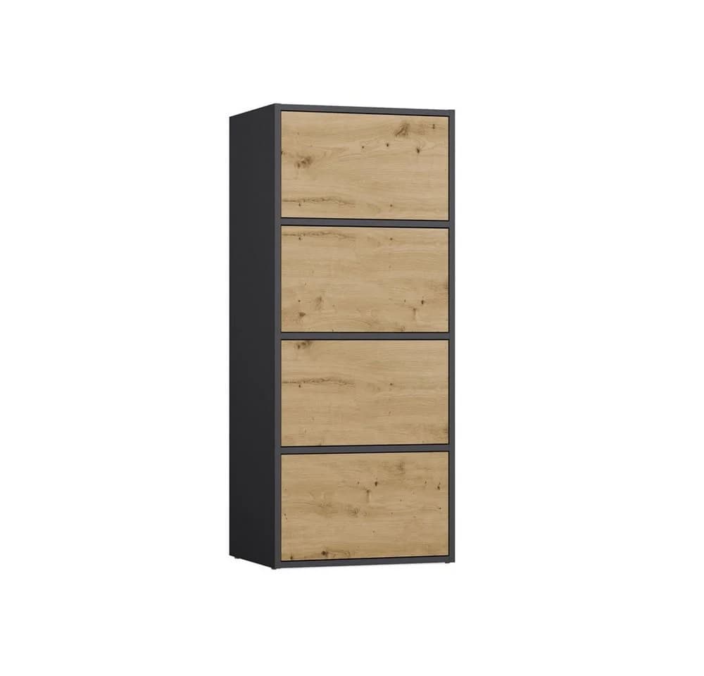 MAGOWA Kommode ALMA Modernes Design mit TIP-ON System Anthrazit - Bild 3