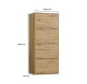 MAGOWA Kommode ALMA Beige Modernes Design mit TIP-ON System Bild 5