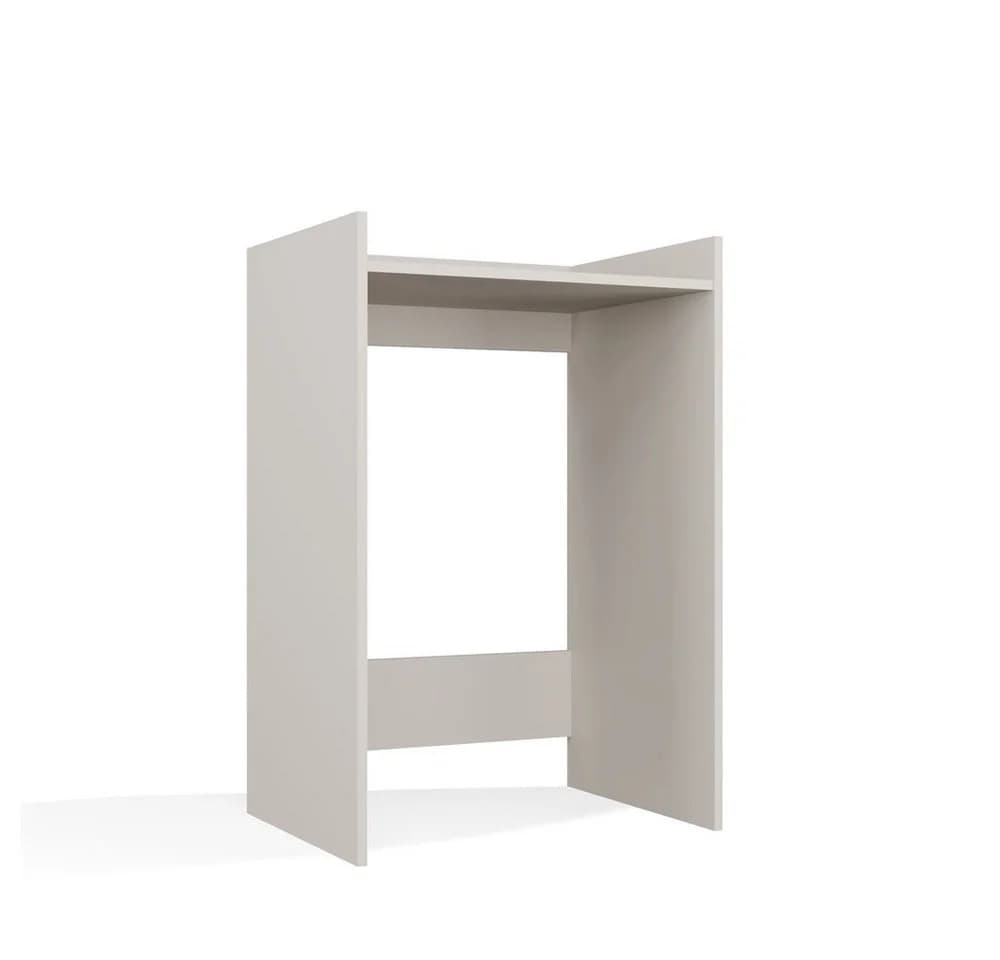 MAGOWA Waschmaschinenumbauschrank Beige Überbauschrank