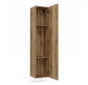 MAGOWA Badkommode Hängeschrank mit Riffelfront Beige Bild 3