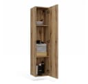 MAGOWA Badkommode Hängeschrank mit Riffelfront Beige Bild 4