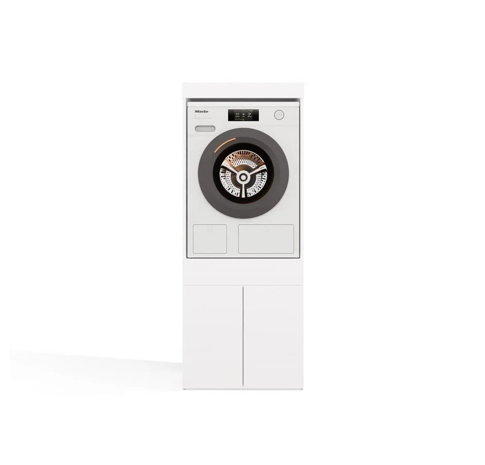 MAGOWA Waschmaschinenschrank Mattweiß