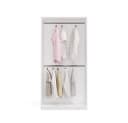 ibonto Offener Kleiderschrank Modular Weiß Bild 1