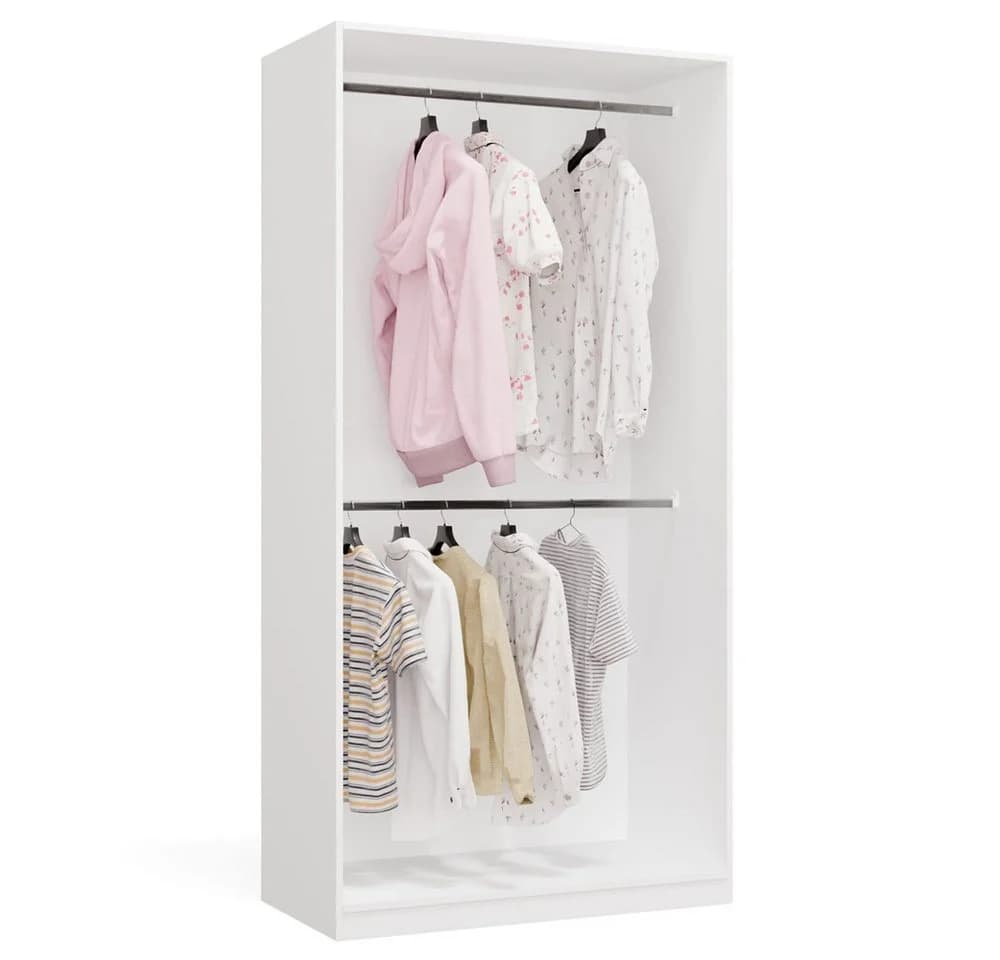 ibonto Offener Kleiderschrank Modular Weiß - Bild 2