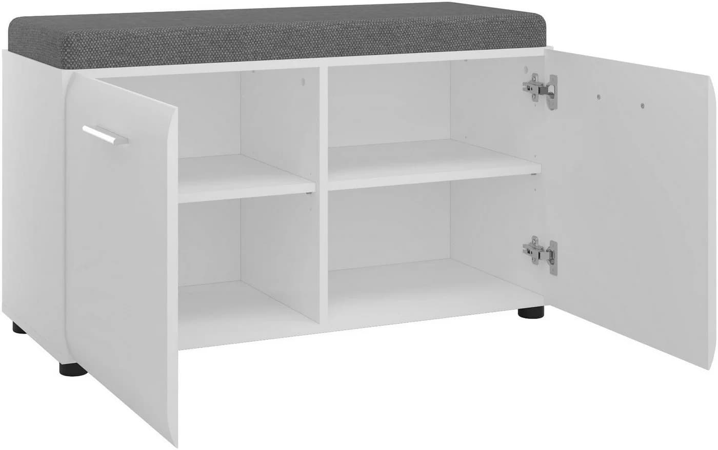 Sitzbank LIVING CHARM Merano Weiß mit Sitzkissen - Bild 5