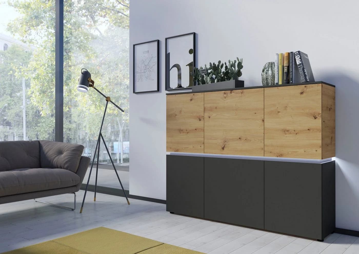 INOSIGN Highboard Luci 165,5 cm Breite - Bild 2