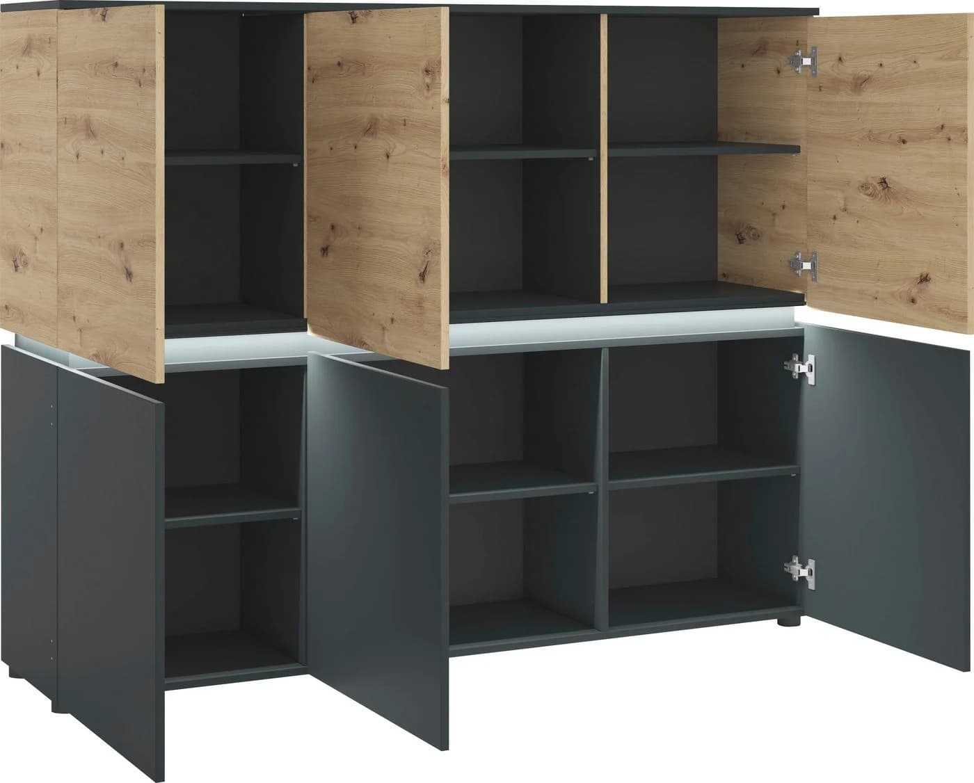 INOSIGN Highboard Luci 165,5 cm Breite - Bild 3
