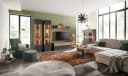 set one by Musterring Vitrine Quincy Anthrazit mit LED-Beleuchtung Bild 1