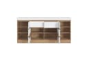 Sideboard CALABRIA Alpinweiß Eiche Dekor 4 Türen 2 Schubladen Bild 3