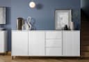 Home Affaire Sideboard Weiß mit Metallfüßen Bild 2