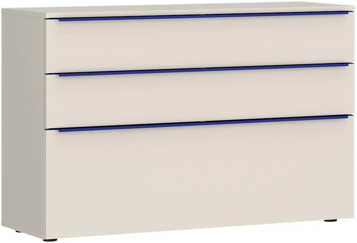 TOM TAILOR HOME Kommode COLOR PUZZLE Light Taupe mit Blau