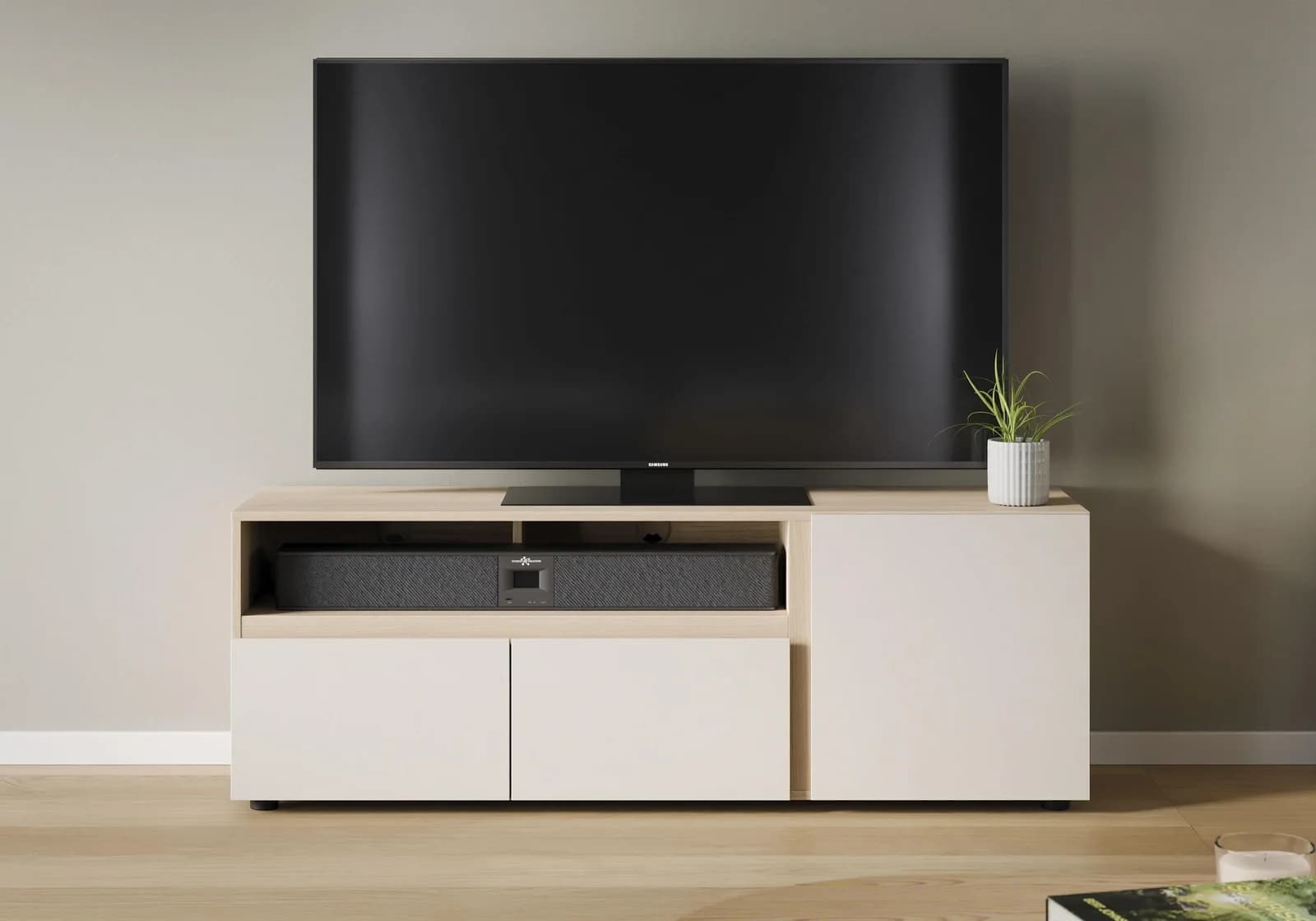 Lowboard HOME AFFAIRE Tavera Eiche Cashmir