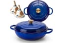 HAGE Schmortopf Gusseisen 30 cm 3 L Emailliert Bild 2