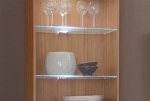 Home affaire LED Glaskantenbeleuchtung Weiß mit verstellbaren Spots