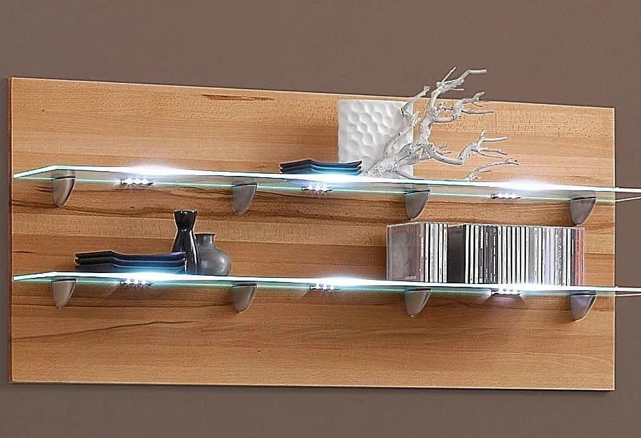 Home affaire LED Glaskantenbeleuchtung Weiß mit verstellbaren Spots - Bild 2