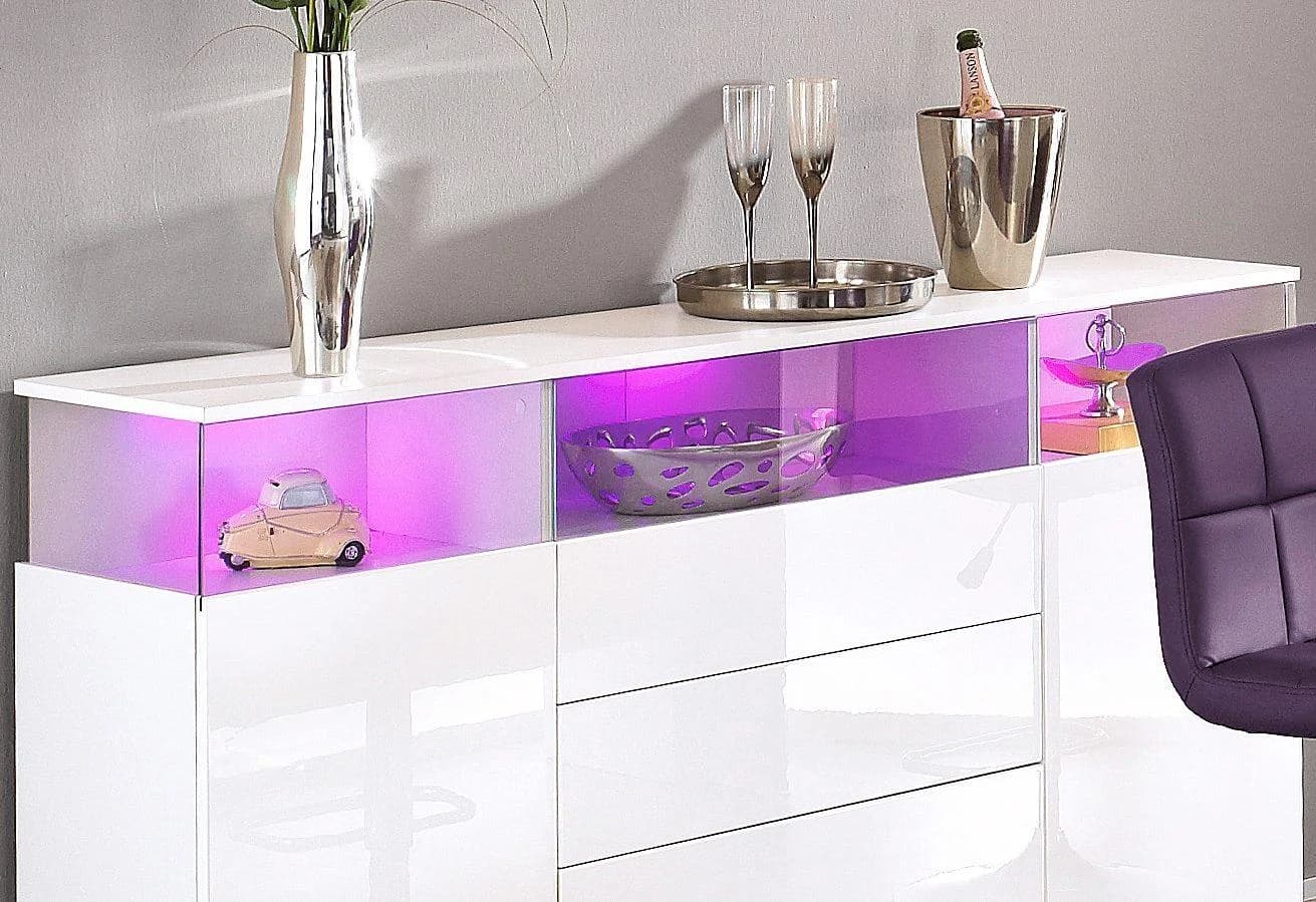 HOME AFFAIRE LED Unterbauleuchte Bunt RGB Fernbedienung - Bild 4