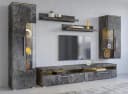 OTTO HOME Wohnwand India 5-tlg. Grau Modern Bild 2