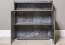 OTTO HOME Kommode India 91cm Schwarz Grau 2 Türen FSC Holzwerkstoff Bild 5