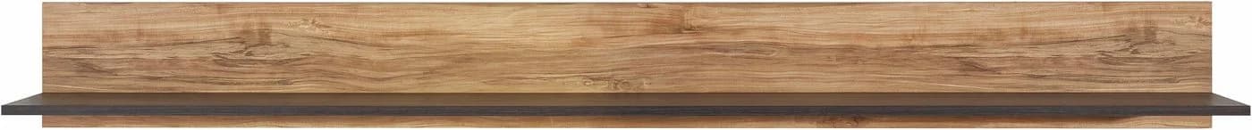 OTTO HOME Wandregal Larona Braun Satin Nussbaum Wandboard - Bild 3