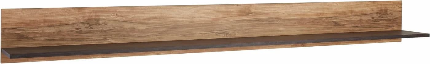 OTTO HOME Wandregal Larona Braun Satin Nussbaum Wandboard - Bild 4