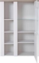 OTTO HOME Vitrine Larona Glasvitrine Hochschrank Weiß/Eiche Bild 3