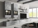 OTTO HOME Baros Wohnwand 6-tlg. Grau Beton-Optik Modern Bild 1