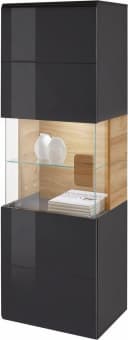 OTTO HOME Hängevitrine Toledo Anthrazit Hochglanz Glasvitrine Bild 4