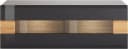 OTTO HOME Hängevitrine Toledo Anthrazit Glas MDF Bild 5