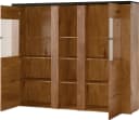 OTTO HOME Highboard Larona Hochkommode 2 Türen Braun Glas Bild 4