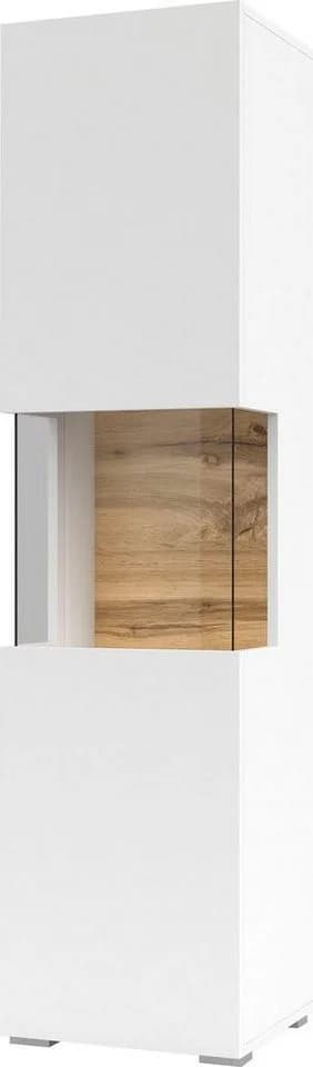 Home Affaire Vitrine Ava Weiß Modern Grifflos