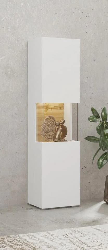 Home Affaire Vitrine Ava Weiß Modern Grifflos - Bild 5