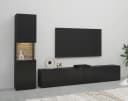 HOME AFFAIRE Wohnwand Ava Set Vitrine Lowboard Modern Bild 5