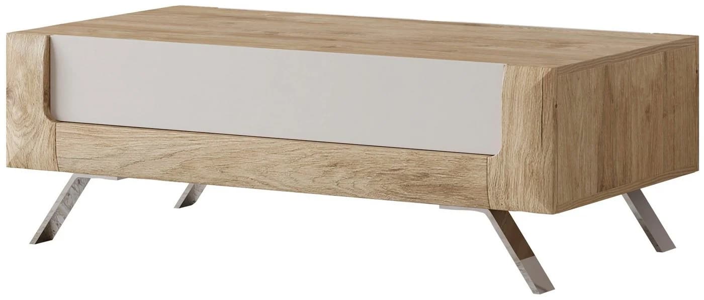 Home affaire Couchtisch Kasai Glasplatte Gold Schublade Modern