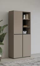 OTTO HOME Schuhschrank Cross 3-türig Grifflos Modern Braun Bild 2