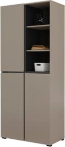 OTTO HOME Schuhschrank Cross 3-türig Grifflos Modern Braun Bild 3