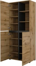 OTTO HOME Schuhschrank Cross 3-türig Braun Holzoptik Bild 4
