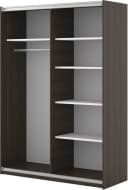 HOME AFFAIRE Schwebetürenschrank Niva Garderobenschrank Eiche Nussbaum Bild 4