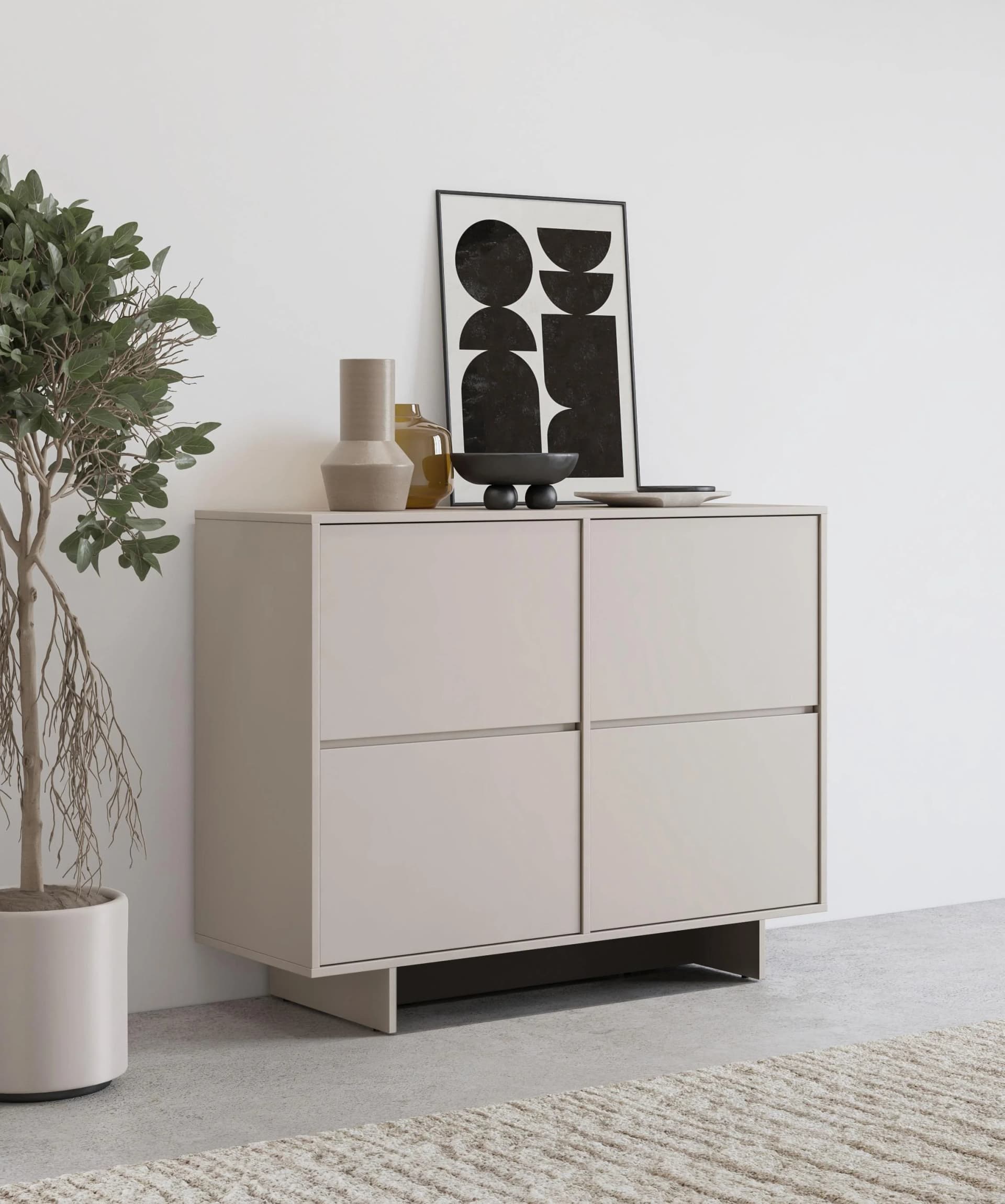 OTTO HOME Sideboard Tatami Kaschmire Modern Grifflos